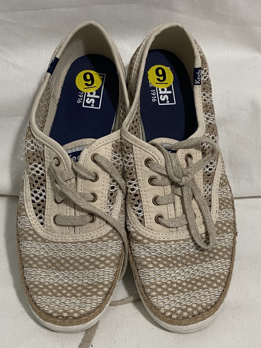 Keds Knit Shoes Beige Size 9 image indicator(5)