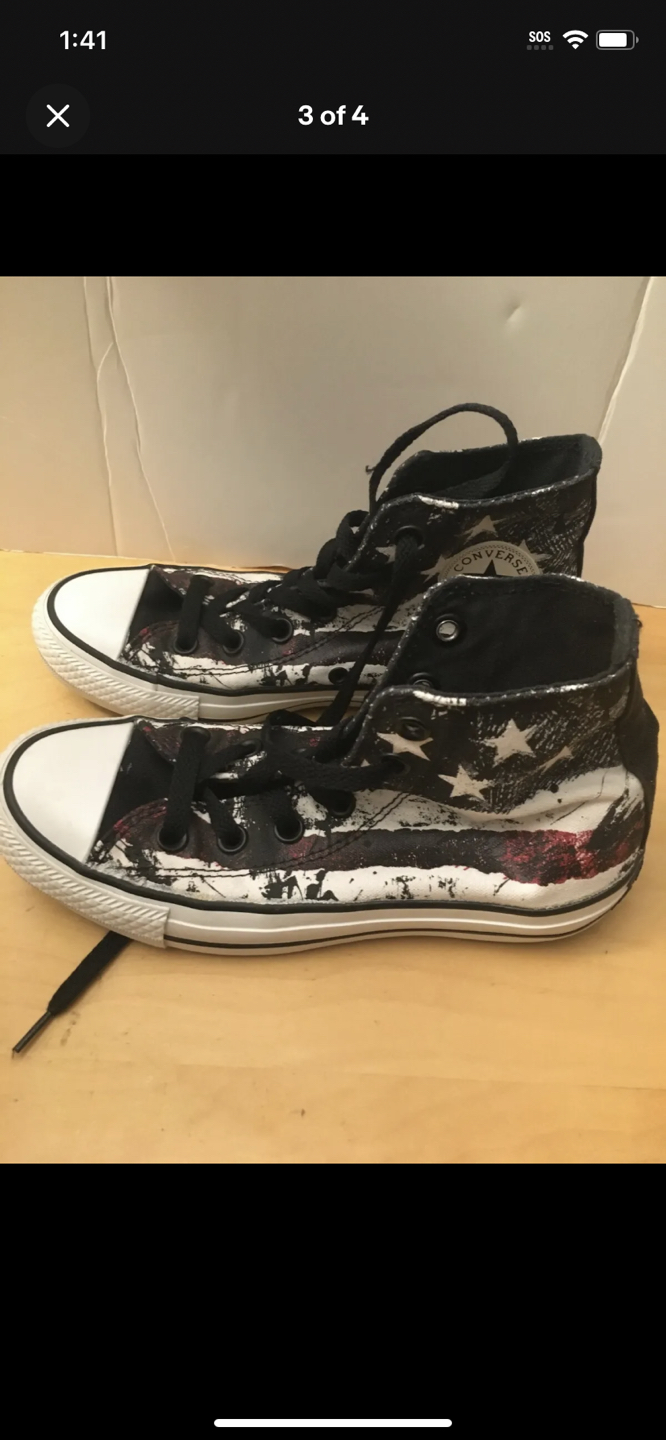 CHUCK TAYLOR AMERICAN FLAG ALL STAR CONVERSE SHOWS image indicator(3)
