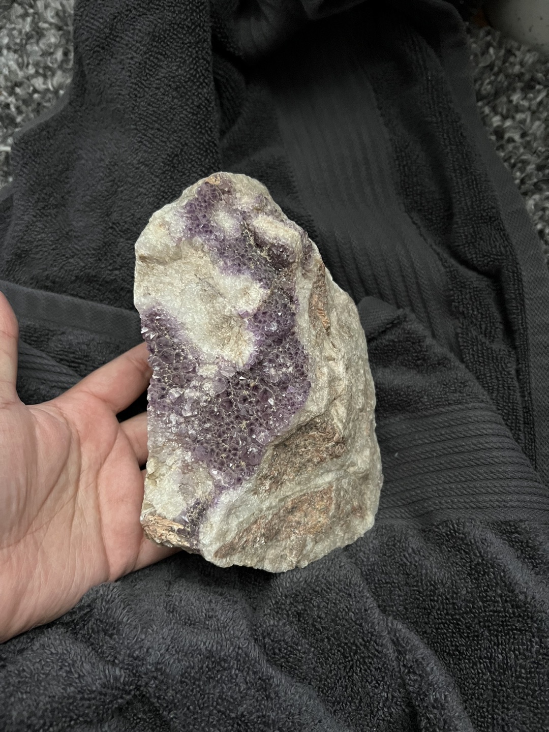 Large Amethyst Crystal Rock thumbnail