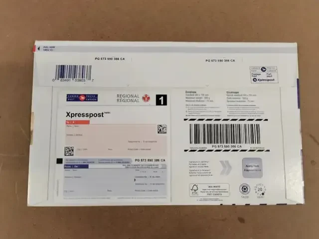 XpresspostTM prepaid envelope - regional shipping thumbnail