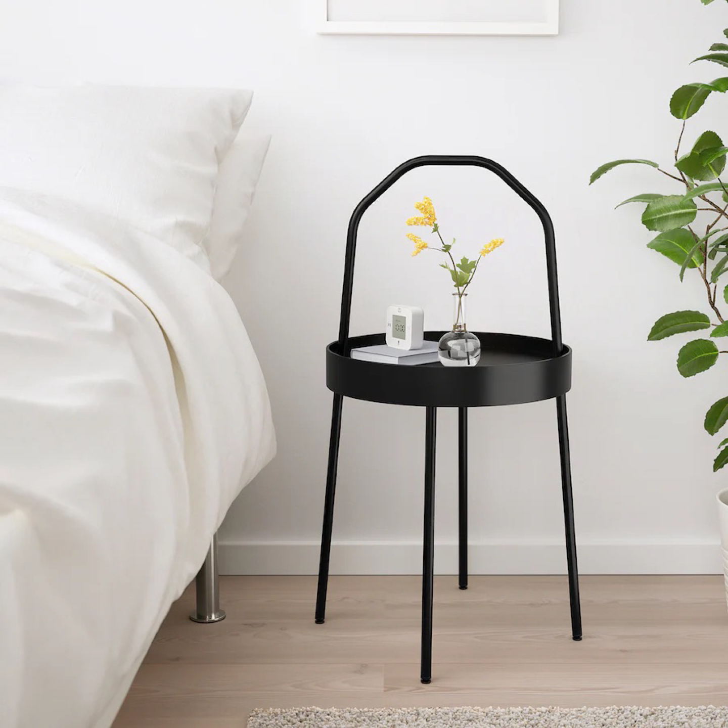 IKEA Burvik Side Table (Black) thumbnail