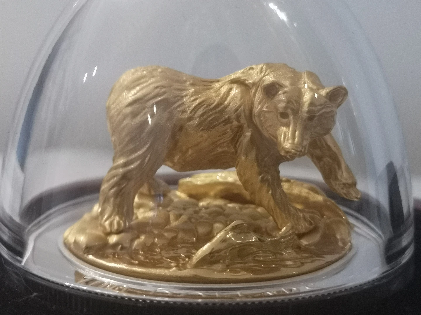 RCM 2017 $100 Pure Silver Coin - Sculpture of Grizzly Bear - photo 3