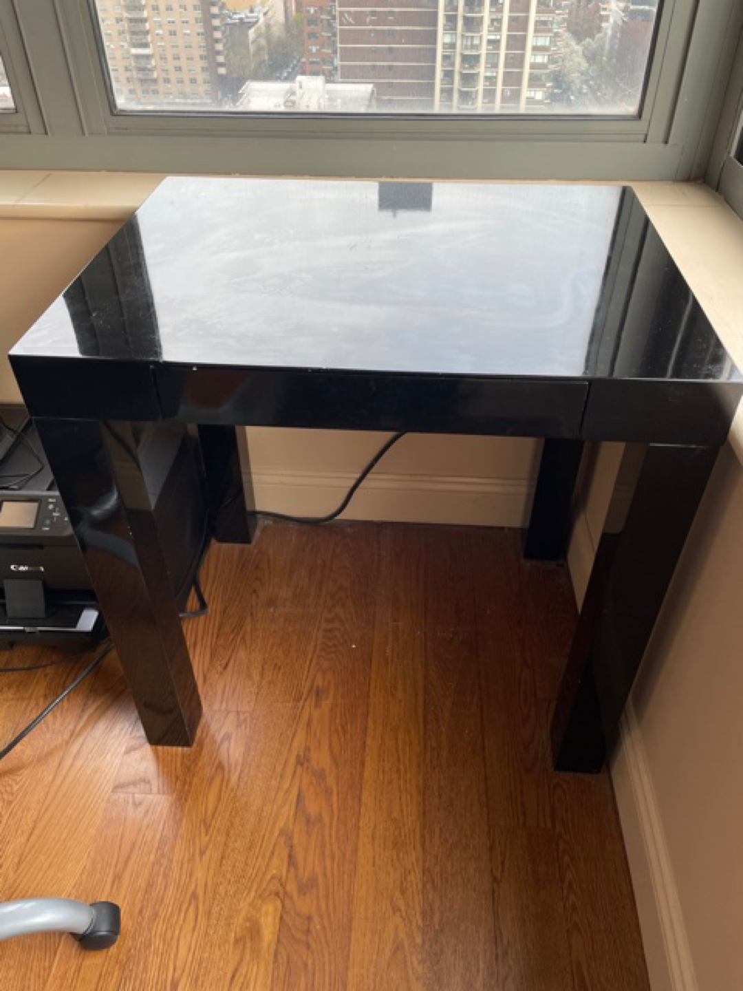 Black Lacquer Desk with Chair- both for $50 - photo 4