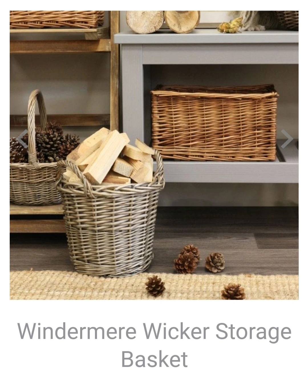 Wicker storage basket image indicator(6)