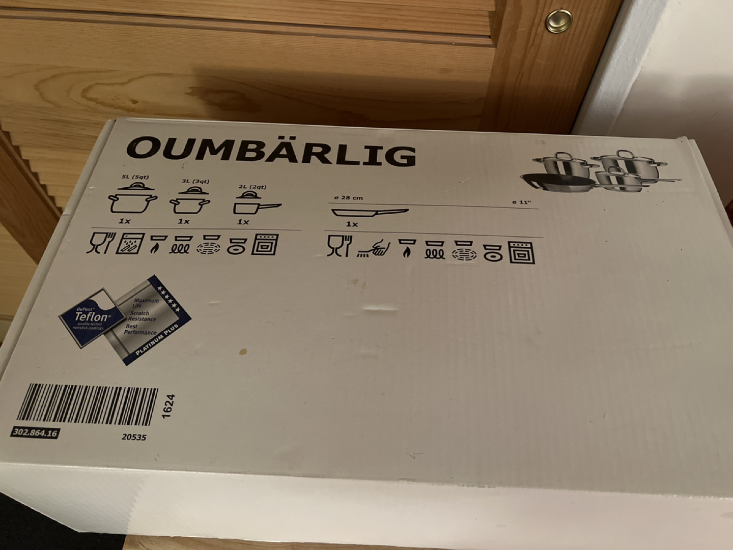 IKEA Oumbarlig Cookware Set - photo 2