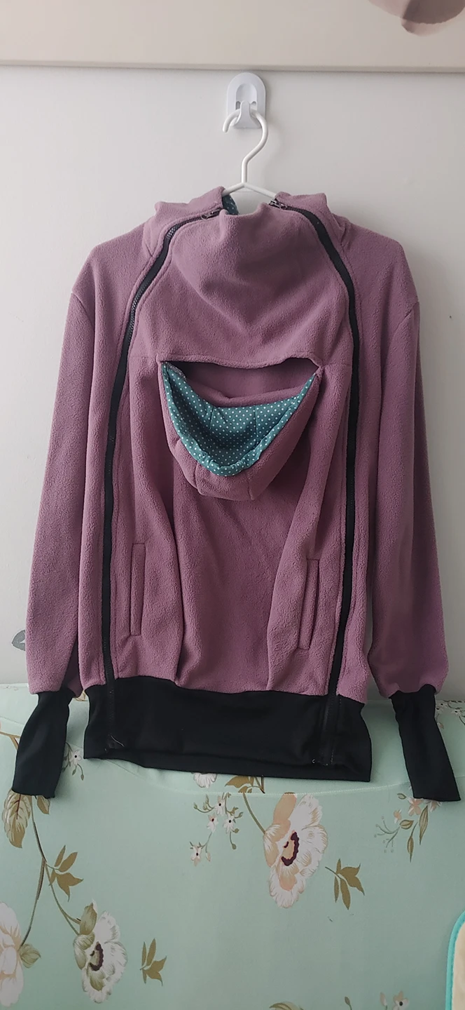 Mommy And Baby Comfy Sweatershirt Jacket Hoods For Both