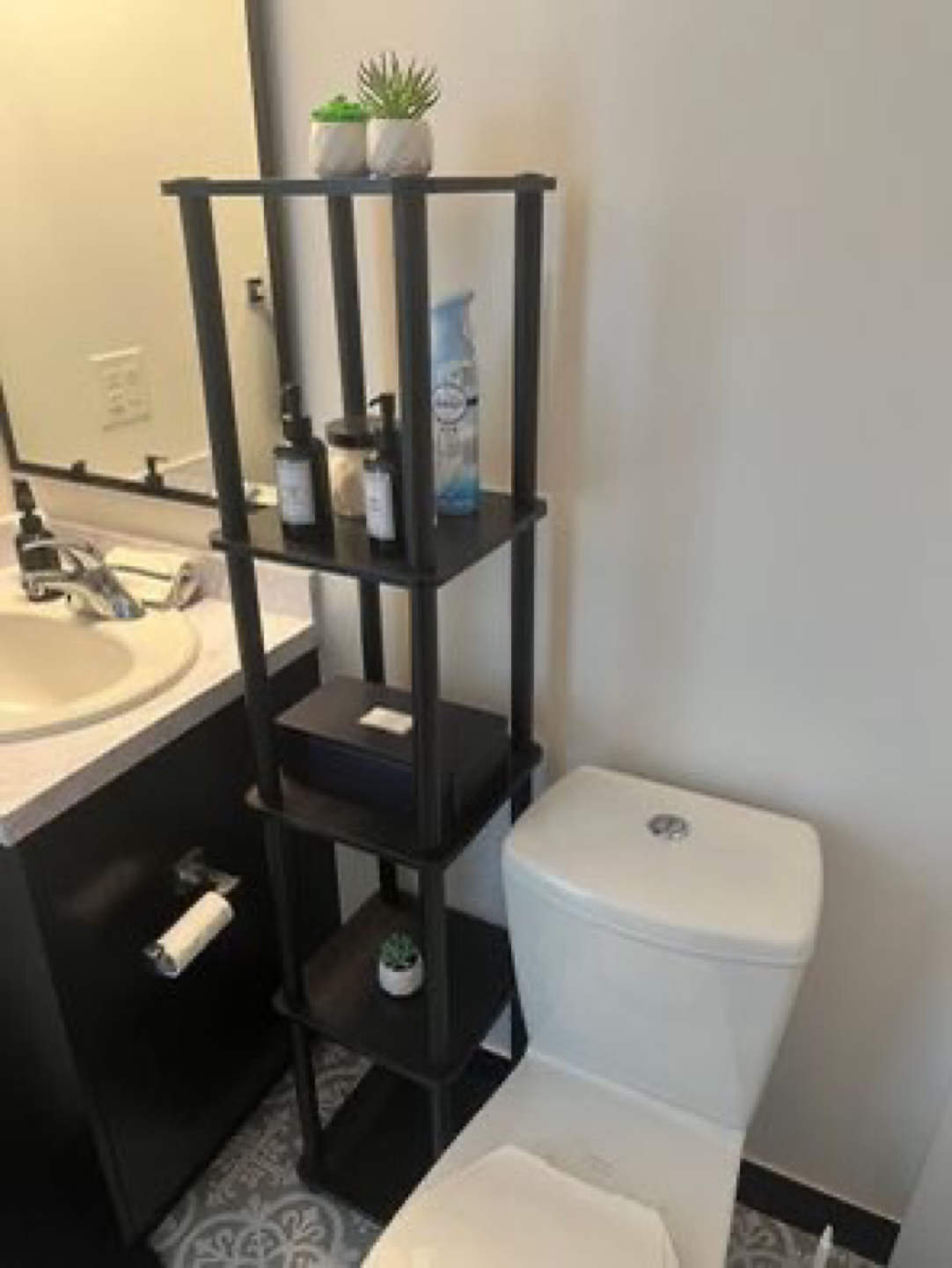 Juarez 57.6'' H x 11.6'' W Plastic Standard Bookcase