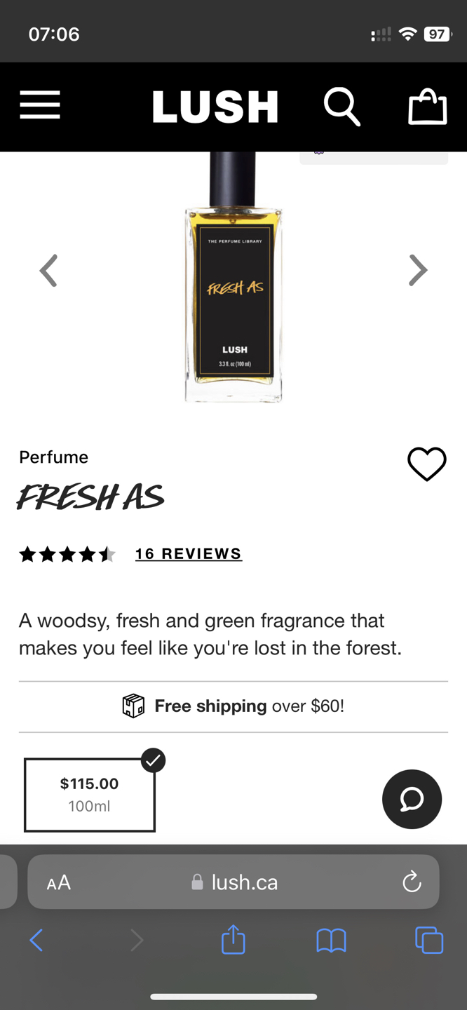 Lush purfume - photo 4