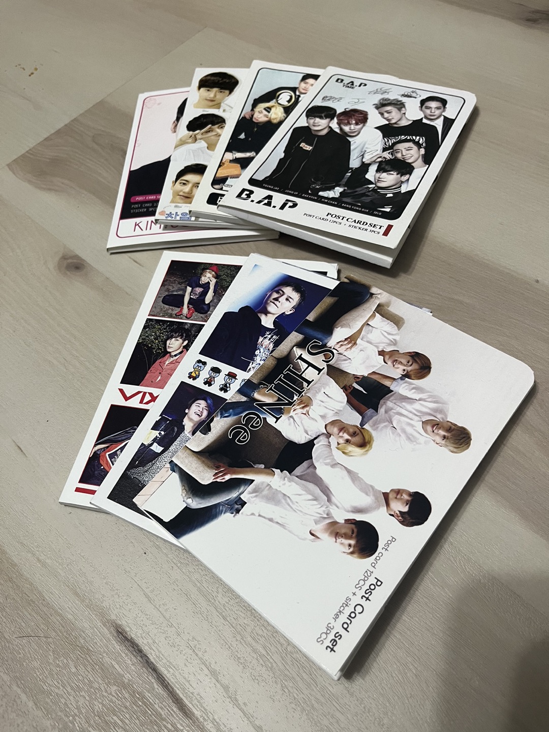 Assortment of Kpop Photo Card Sets