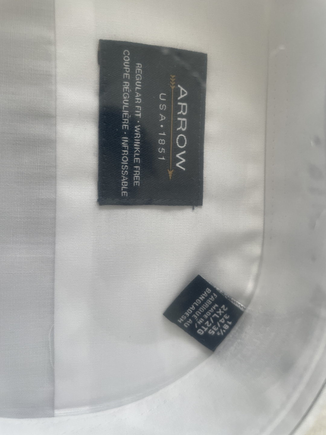 Brand new Men’s white dress shirt image indicator(2)