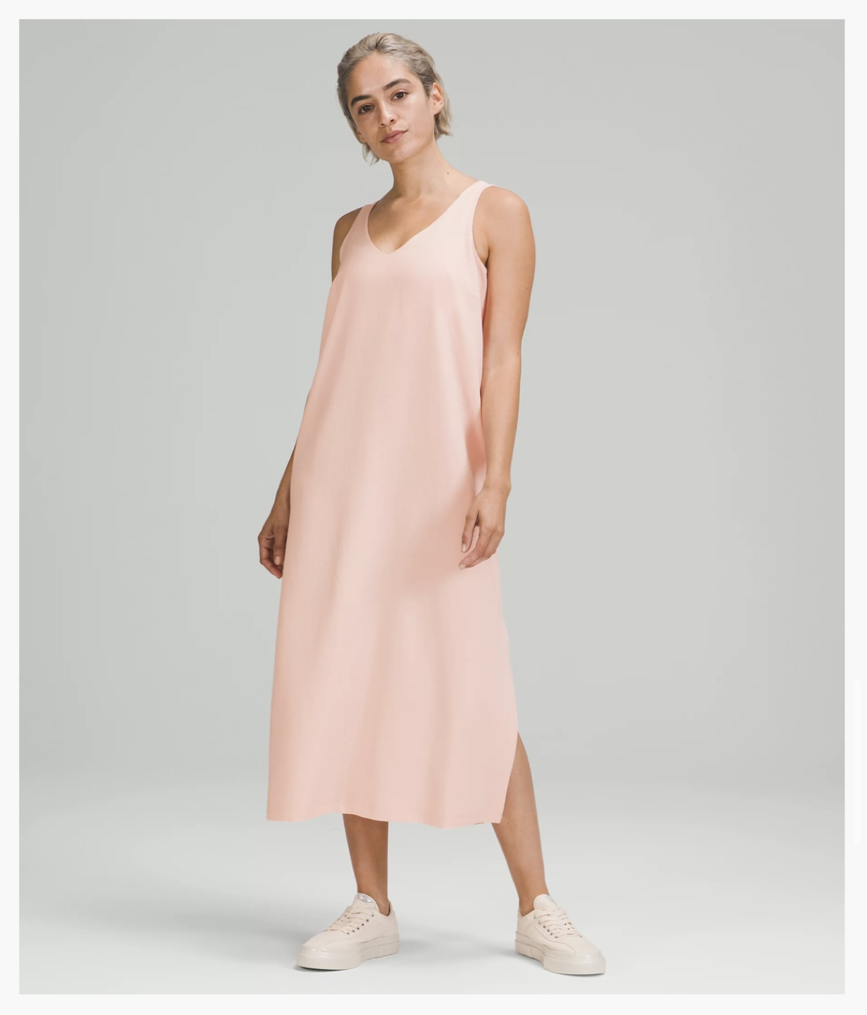 NWT Luluemon V-Neck Midi Dress in Size 6 thumbnail