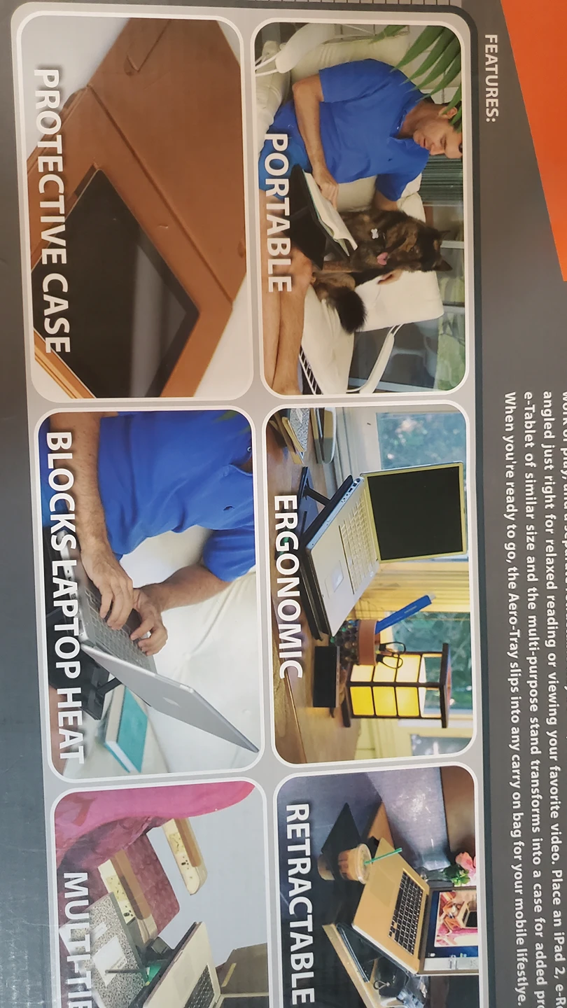 Aero Tray - Portable Work Station image indicator(3)