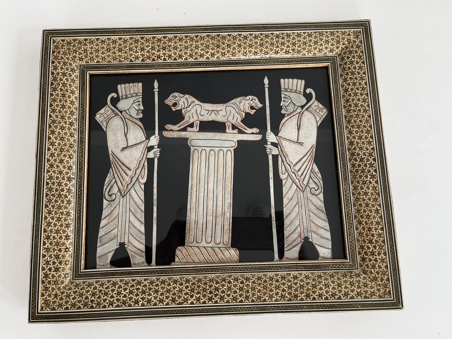 Khatam wall art Achaemenians   Soldiers