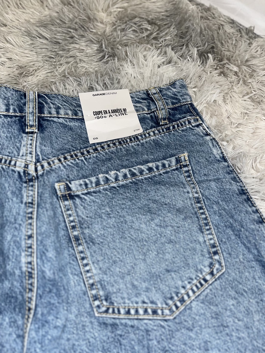 BRAND NEW GARAGE denim 90s shorts size 27 - photo 5