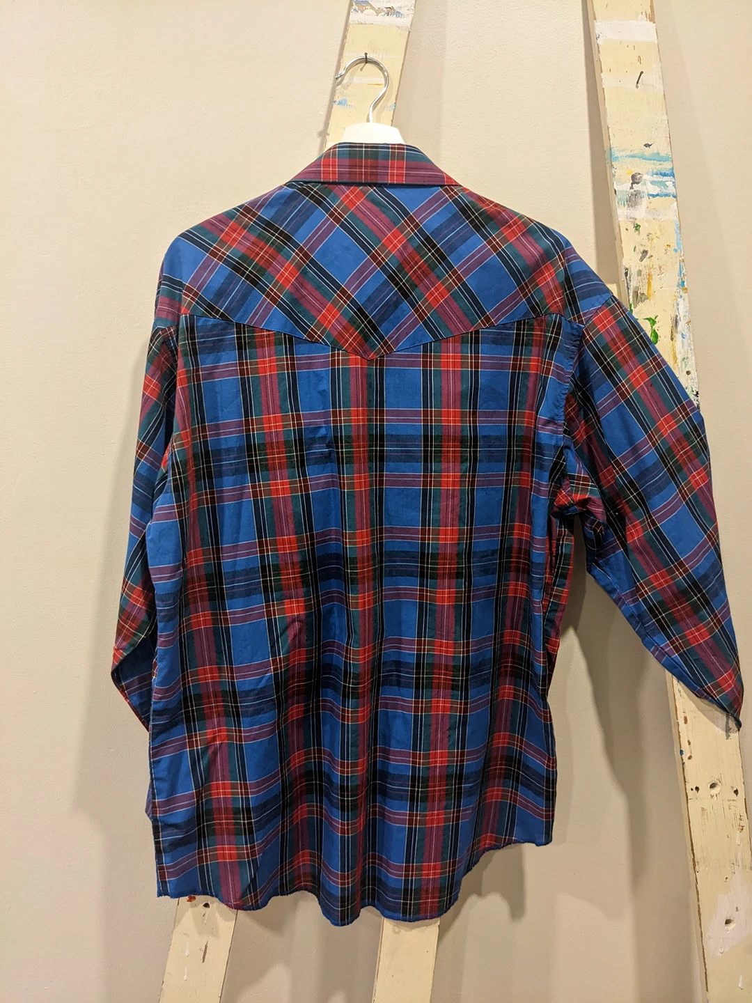 Wrangler Pearl Snap X-Long Tails Western Shirt image indicator(2)