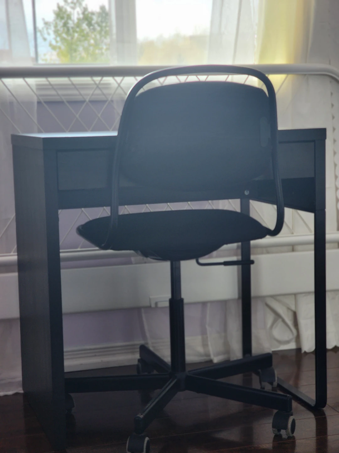 Ikea MICKE Computer desk with Chair image indicator(5)