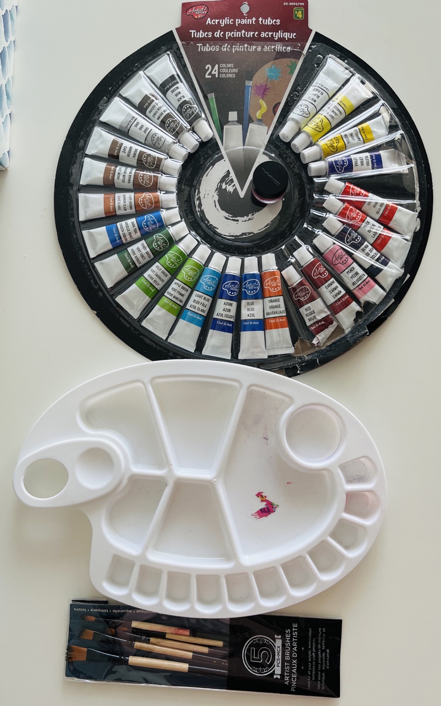 Welcome board, diary, sketchbook,colours, brushes, palette - photo 4