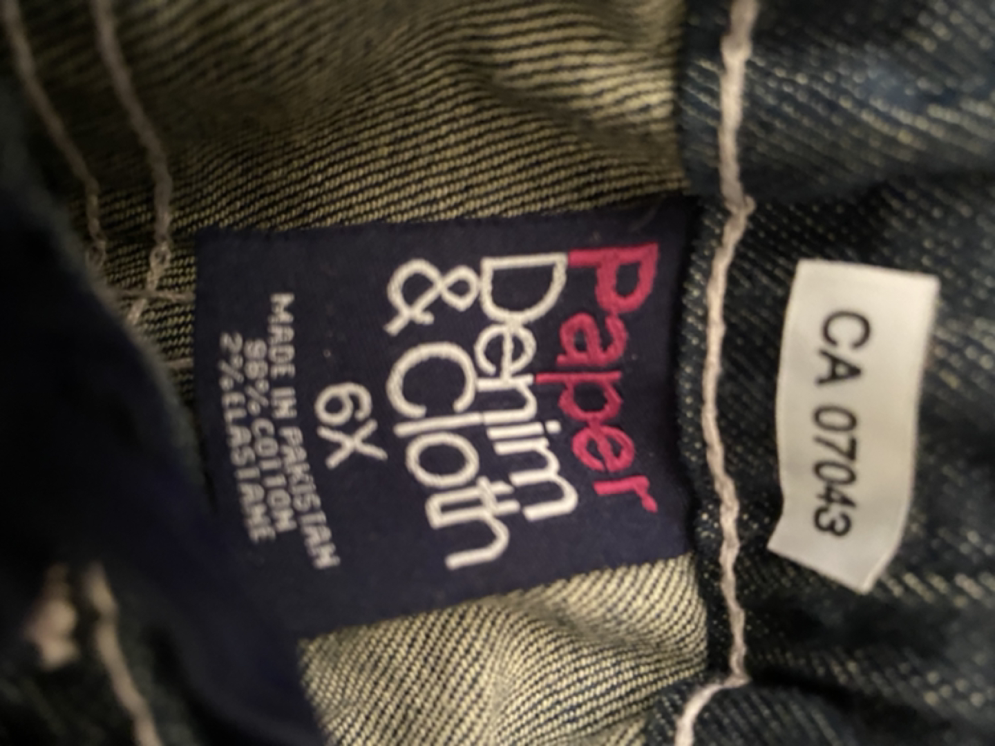 BNWT - Size 6x designer jeans image indicator(4)