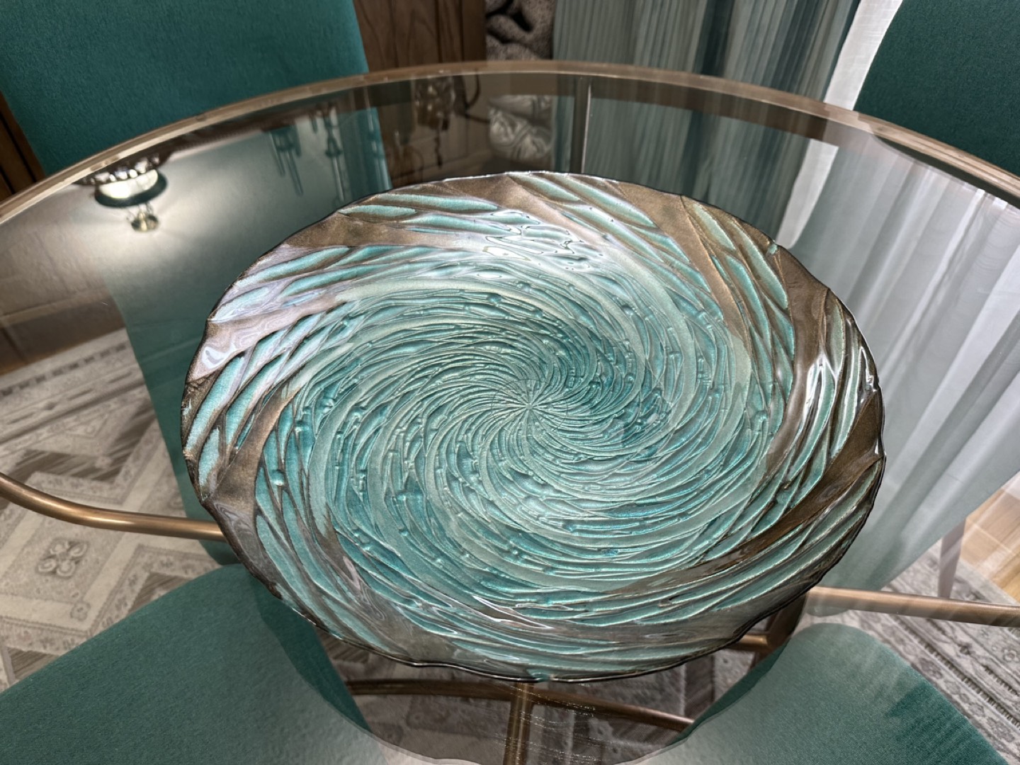 Turquoise vase
