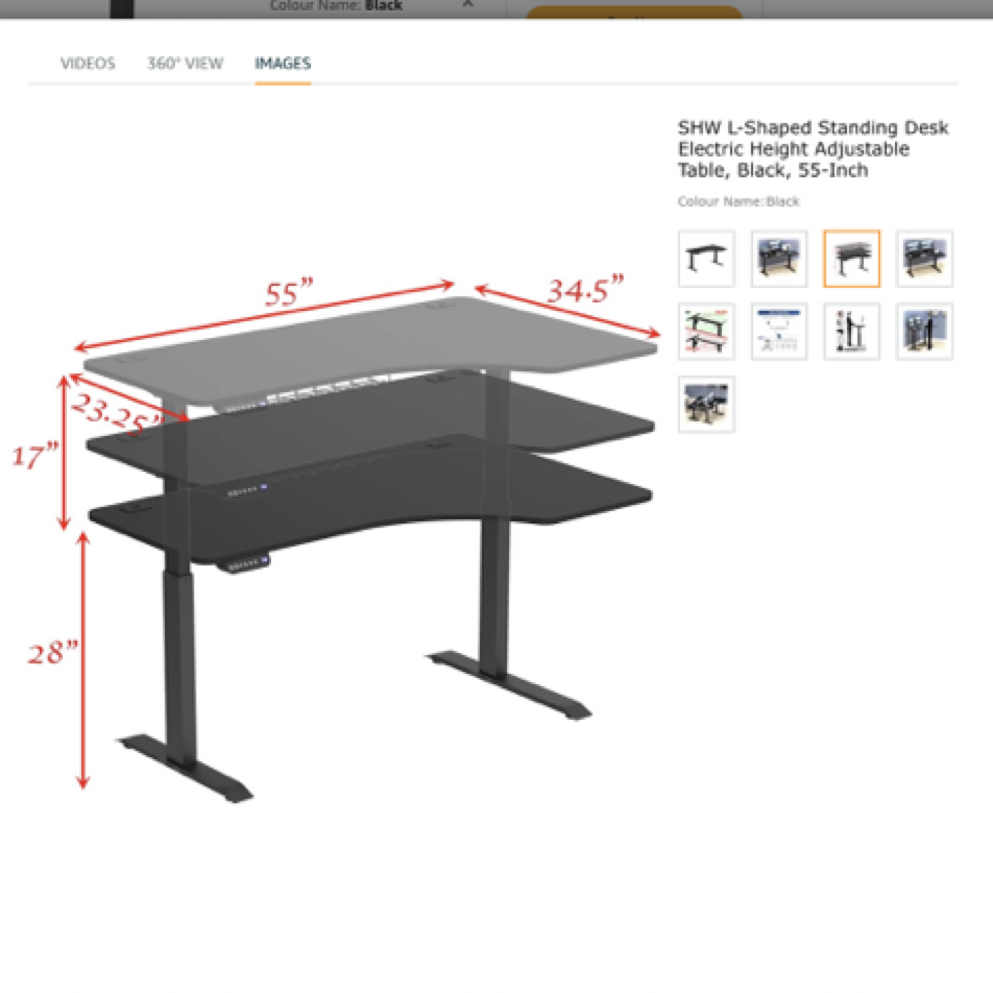 L-Shaped Standing Desk - photo 2