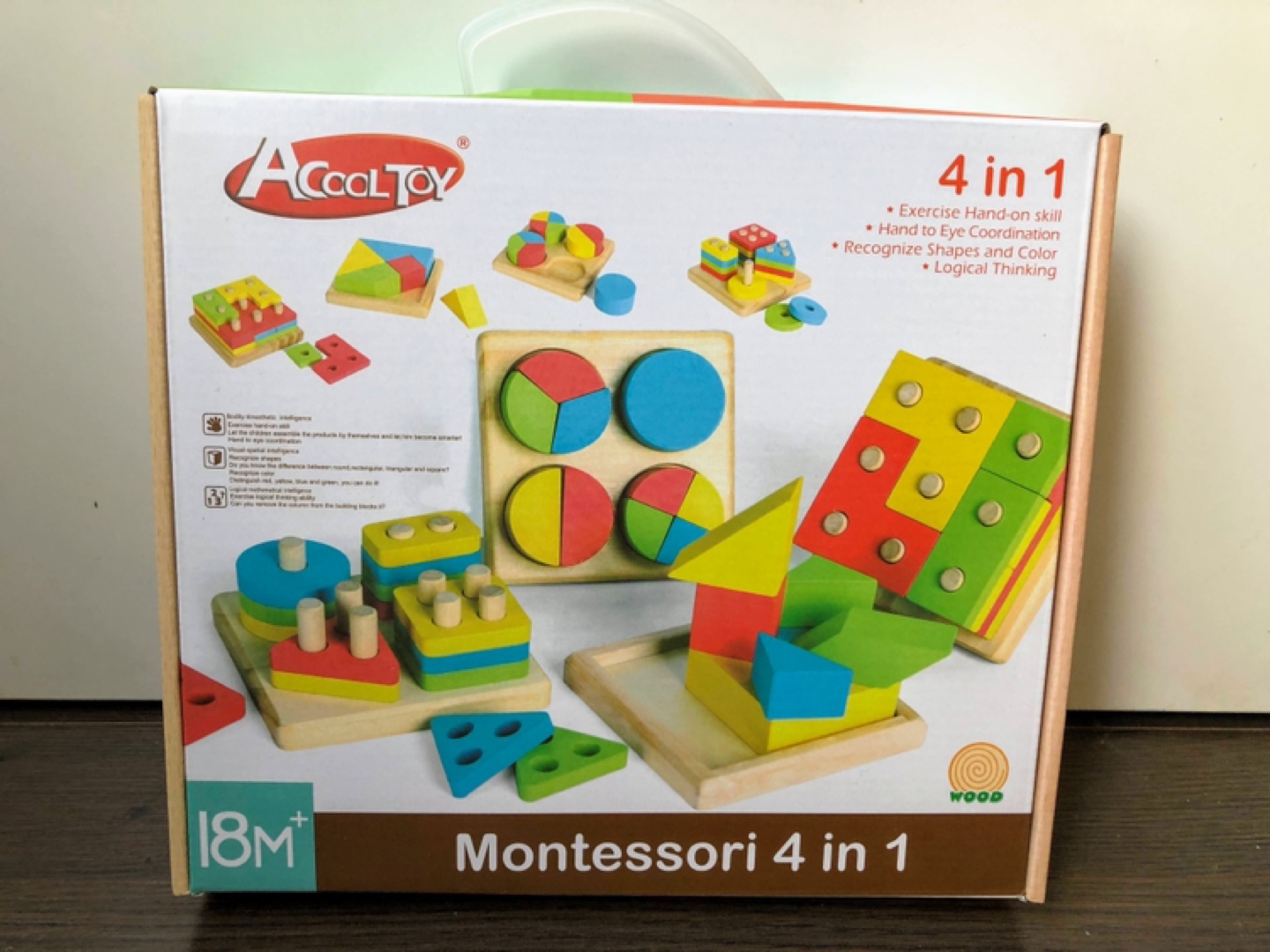 BNIB 4-in-1 Wooden Puzzles (Educational Toy) - photo 2