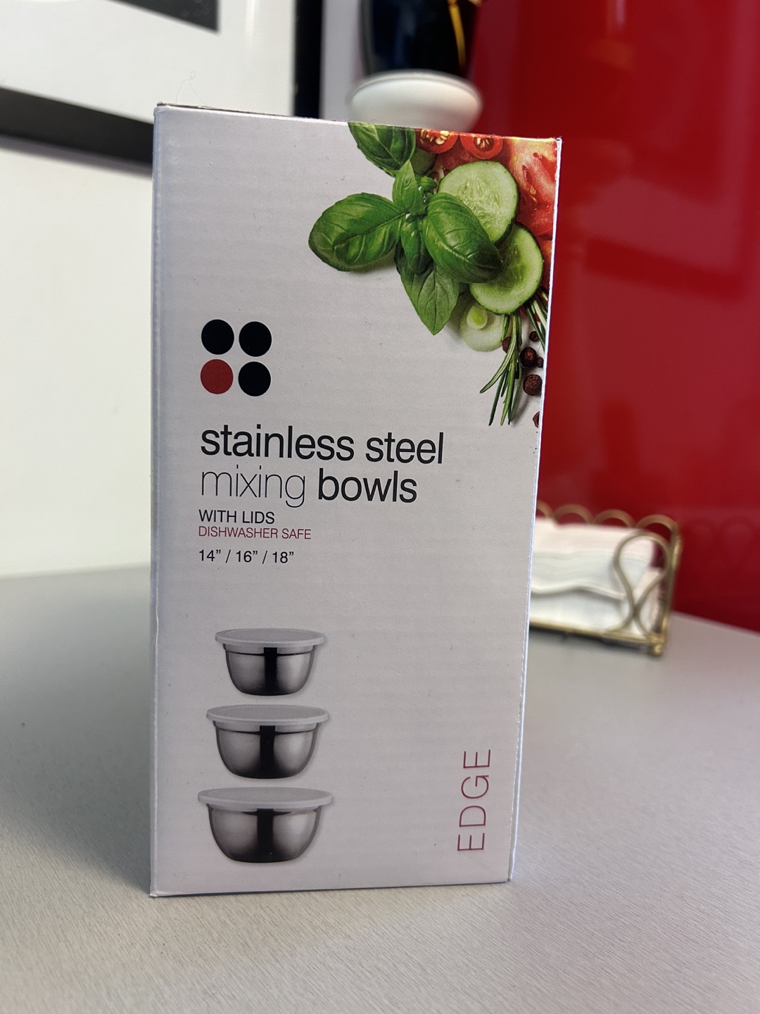 Stainless Steel Bowls with Lids. Kitchen image indicator(2)