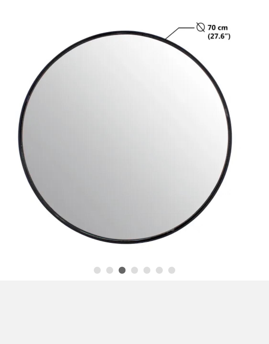 Ikea dresser and jysk mirror - photo 3