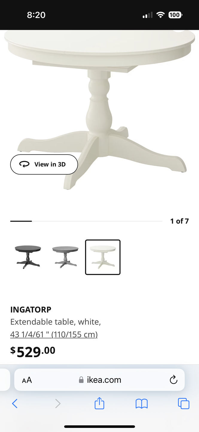 Extendable dining table image indicator(4)