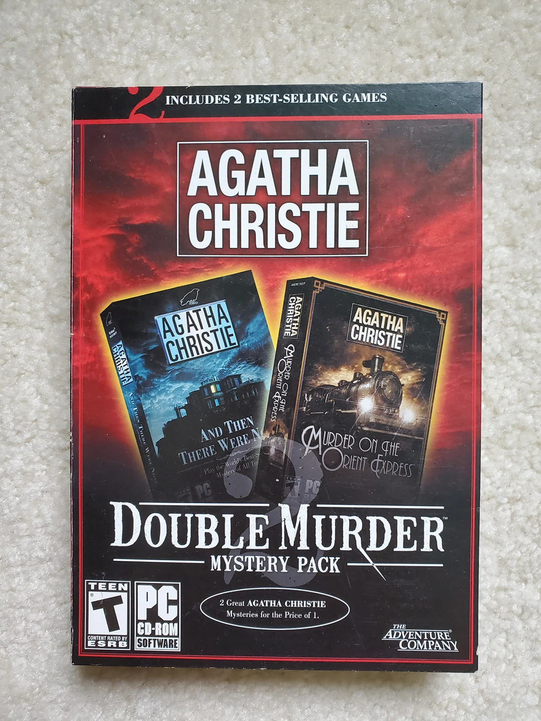 Agatha Christie Double Murder Mystery Pack PC-CDROM Game
