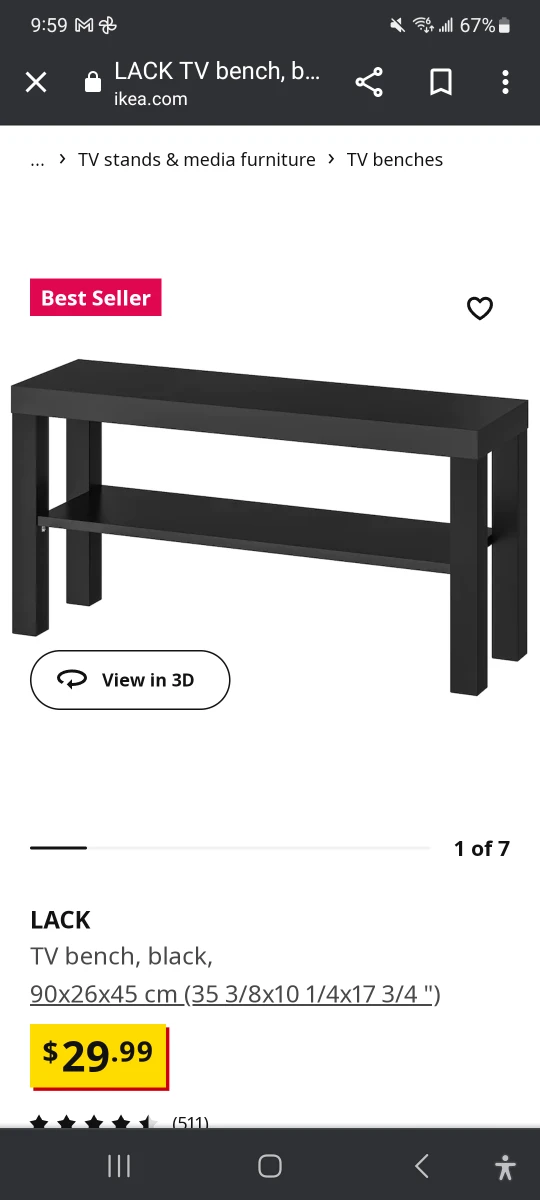 TV Bench