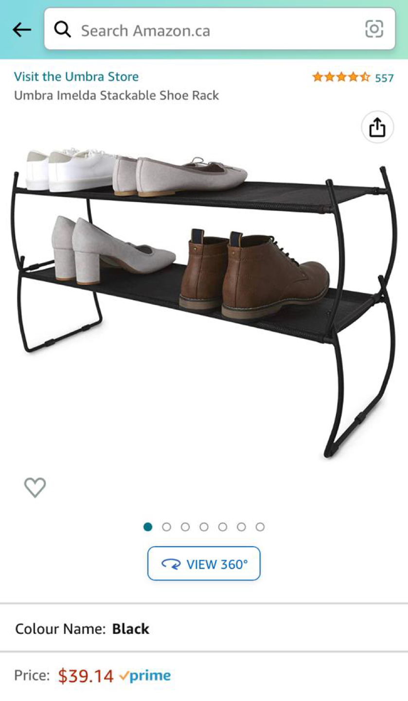 Umbra shoe rack image indicator(2)