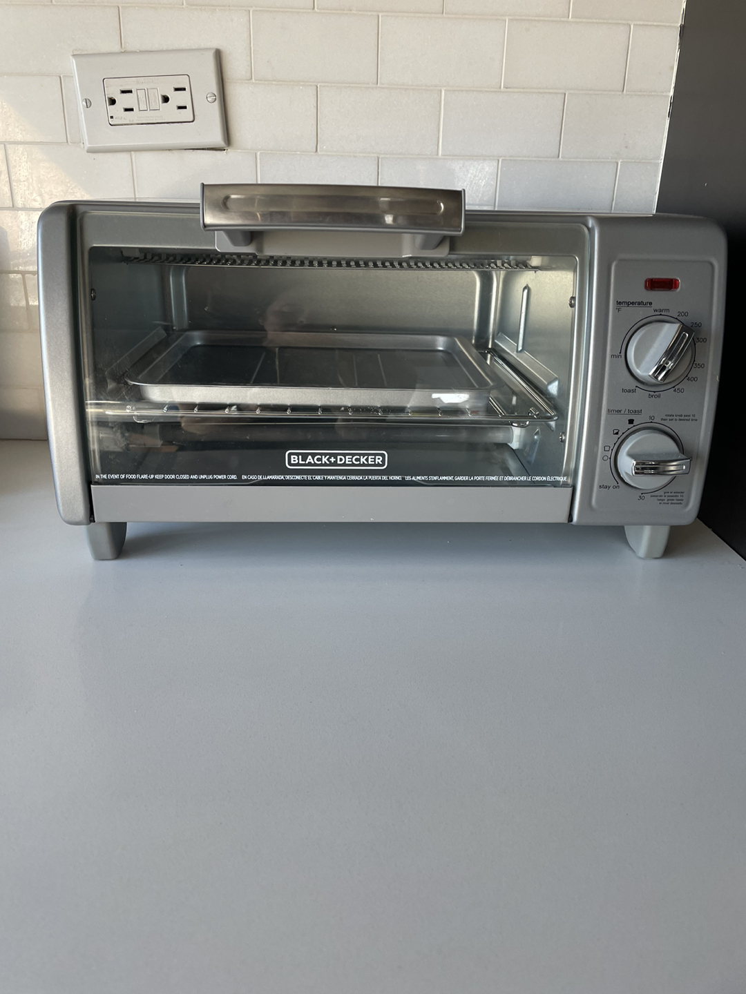 Black + Decker 4 slice Toaster Oven