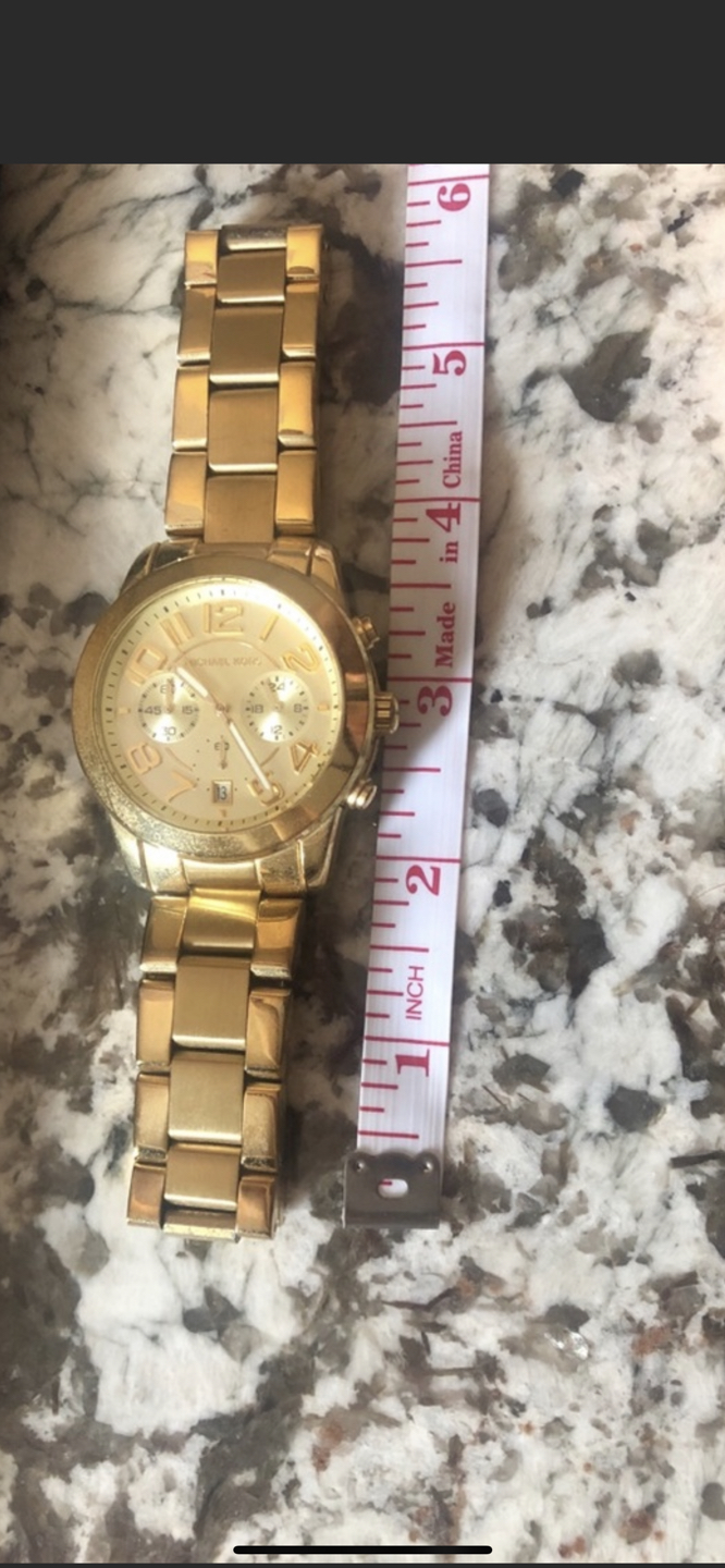 Michael Kors Women's Mercer Gold Stainless-Steel Quartz Watch image indicator(9)