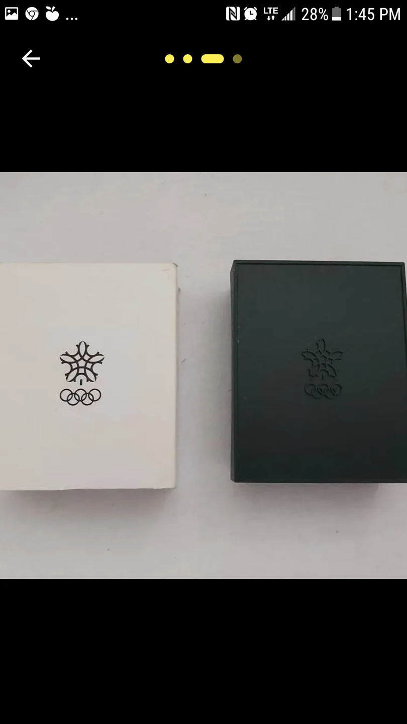 1988 Calgary Olympic 925 Silver Coin Contains 1 oz pure silver image indicator(4)