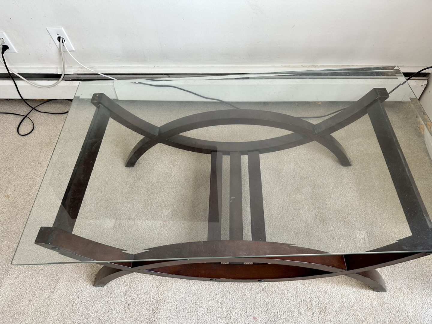 Glass coffee table - photo 2