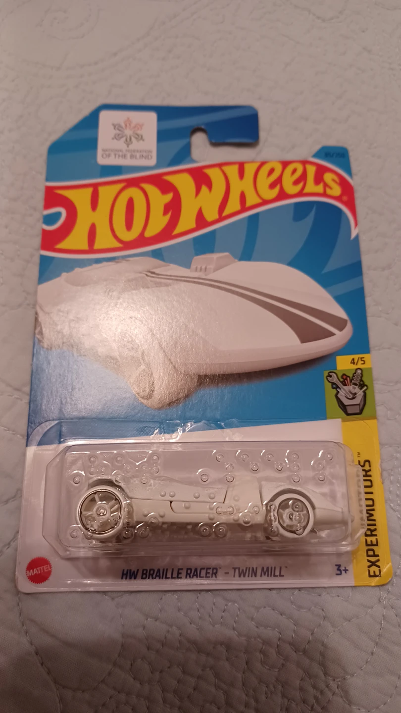 Hot Wheels 2022 Experimotors HW Braille Racer - Twin Mill thumbnail