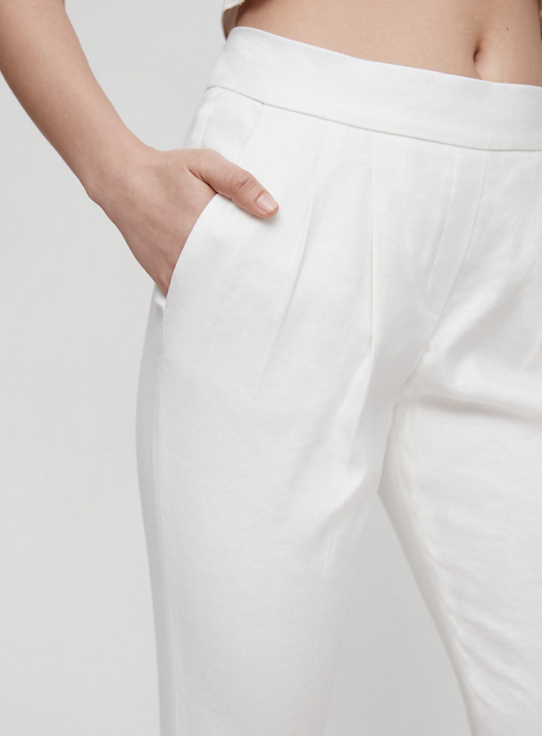 Aritzia  Cohen Linen Pant (Espace) size 00 $20 - photo 3
