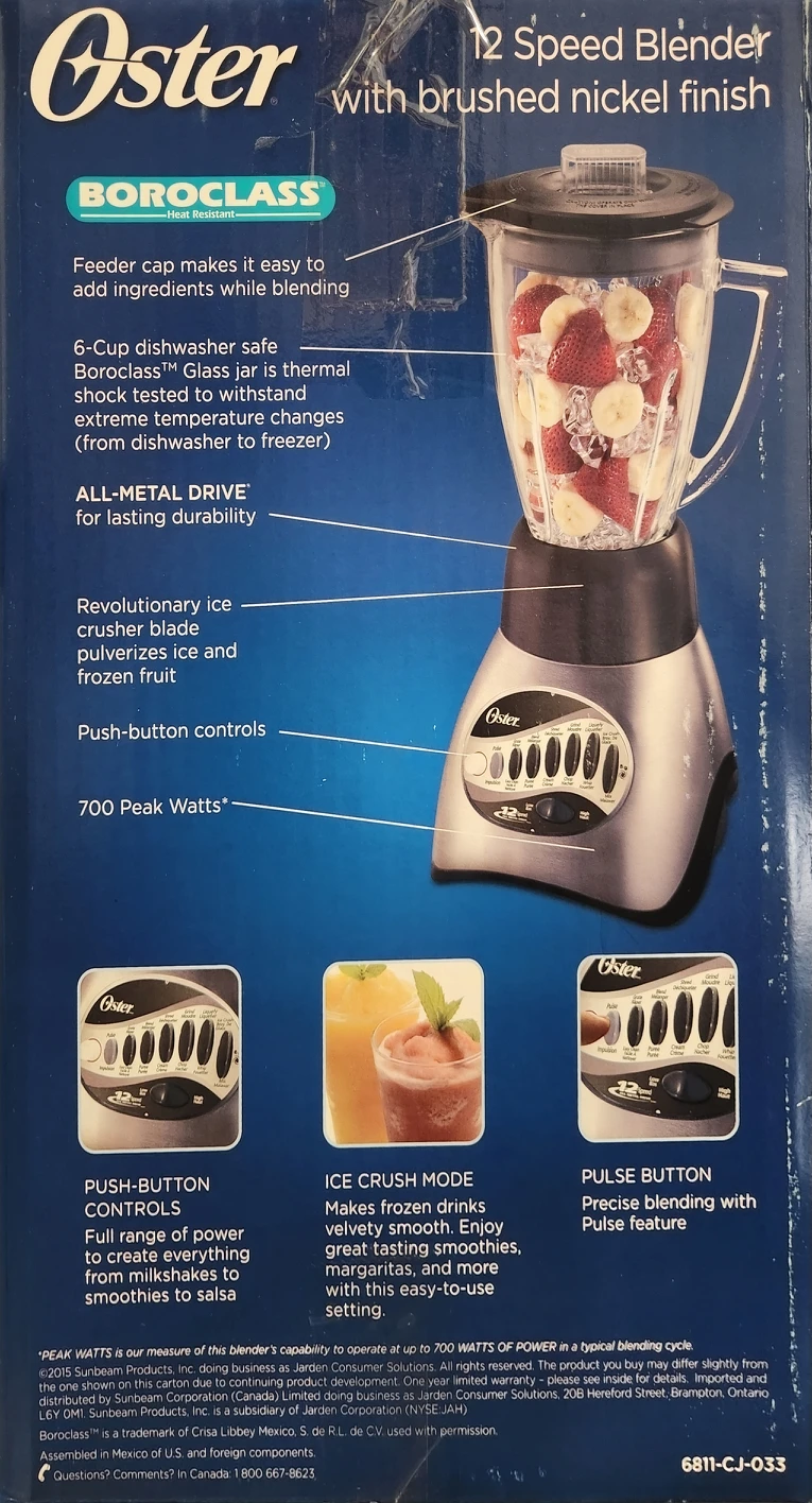 Oster blender image indicator(4)