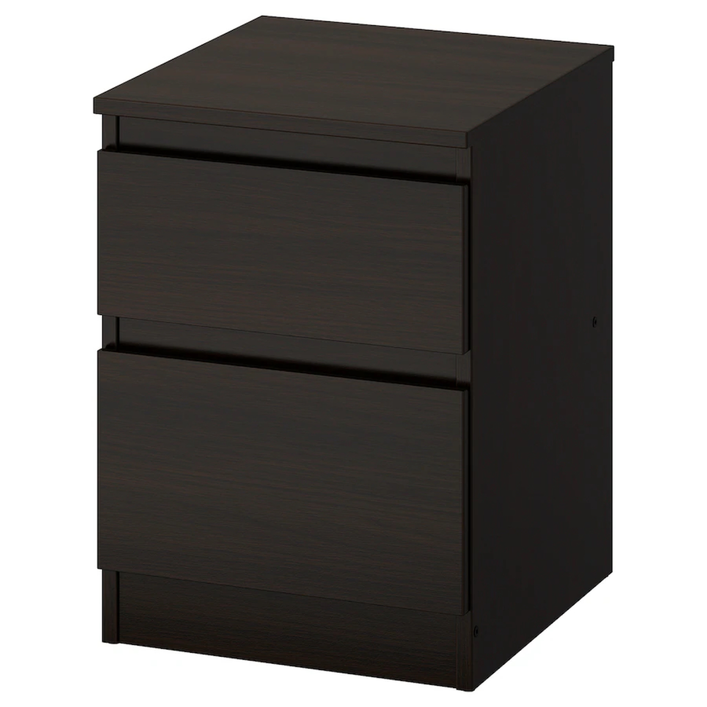 IKEA Malm black/brown side table