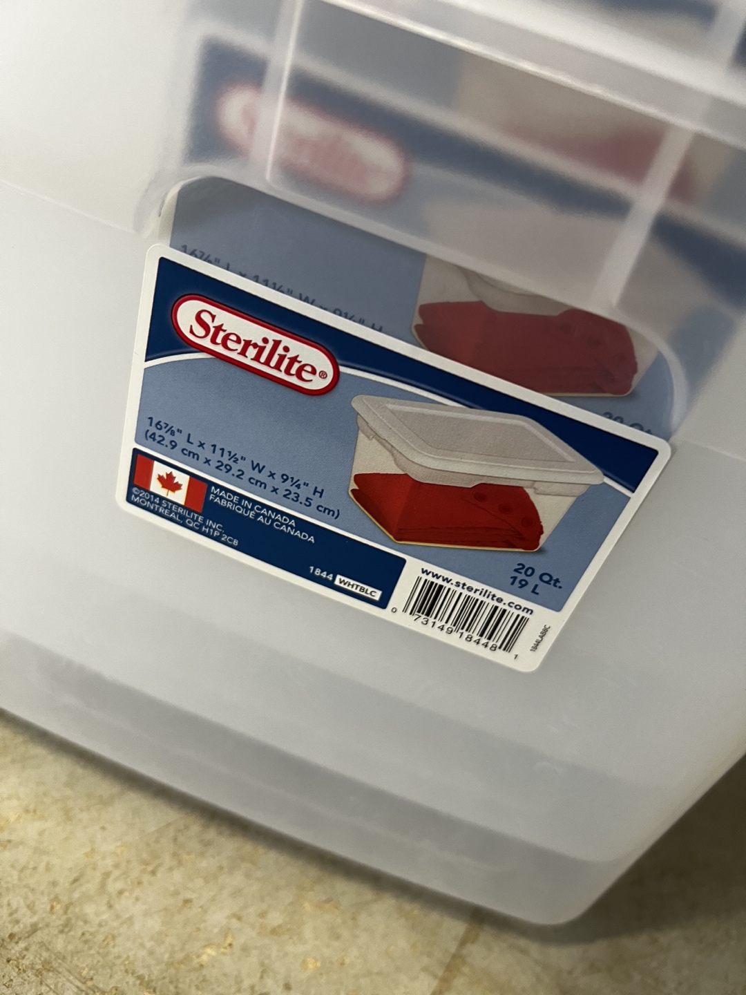 Sterilite Storage Container - photo 5