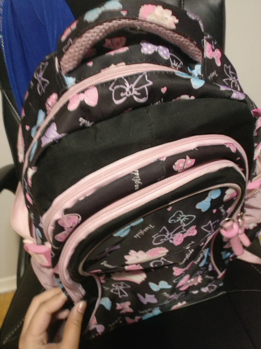 2 piece backpack for girls with pencil case
