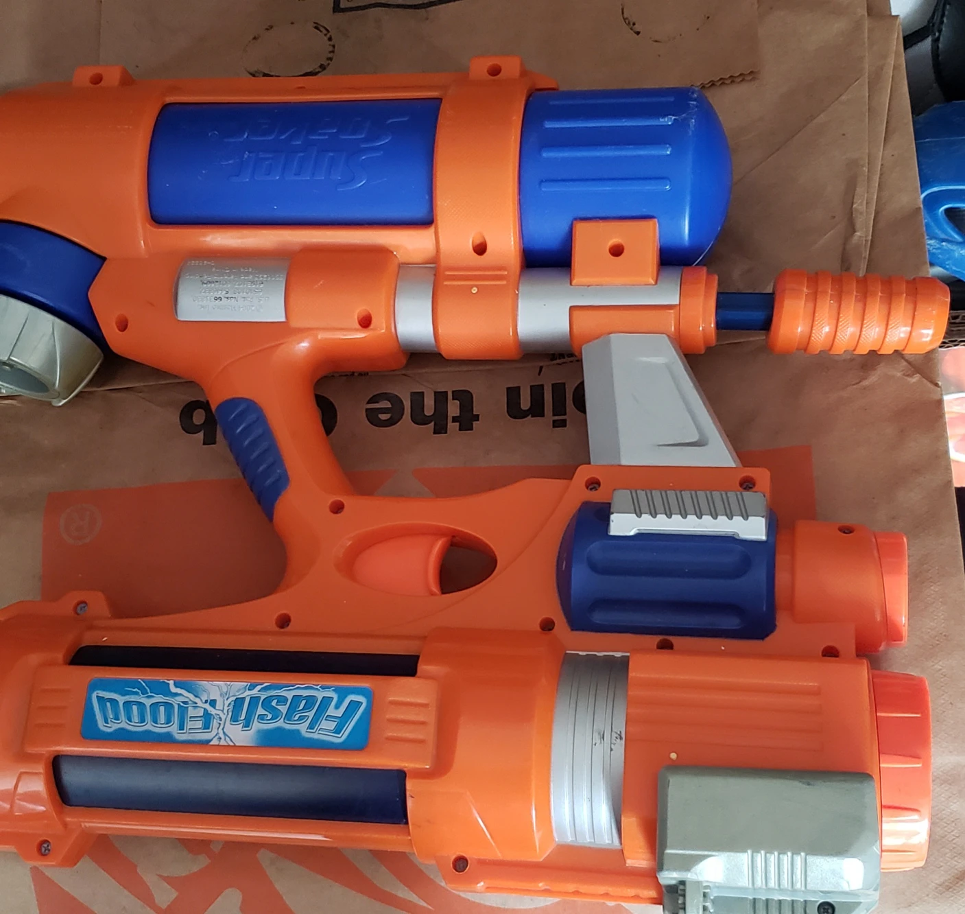 a few water guns