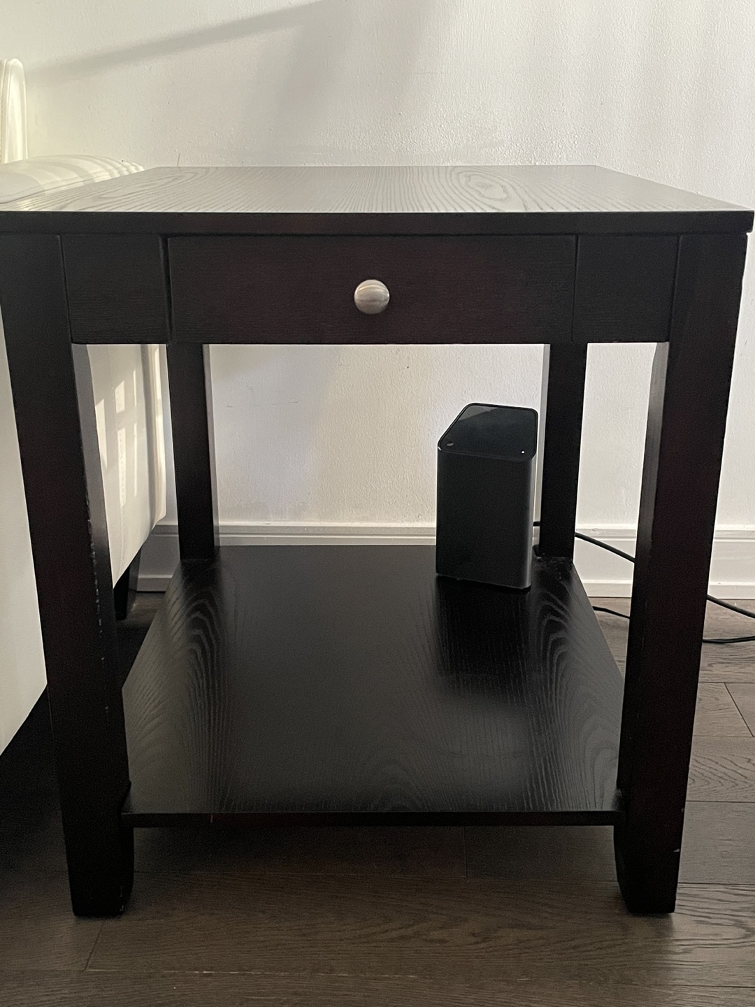 Side table dark wood - photo 2