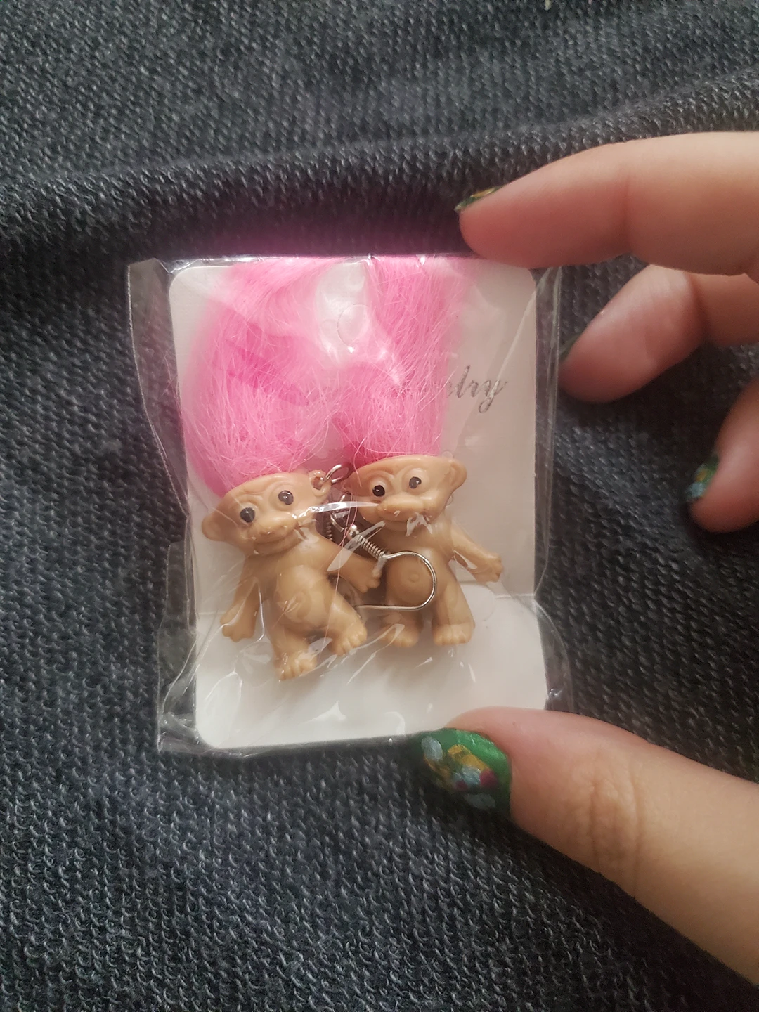 Troll earrings (Brand new) thumbnail