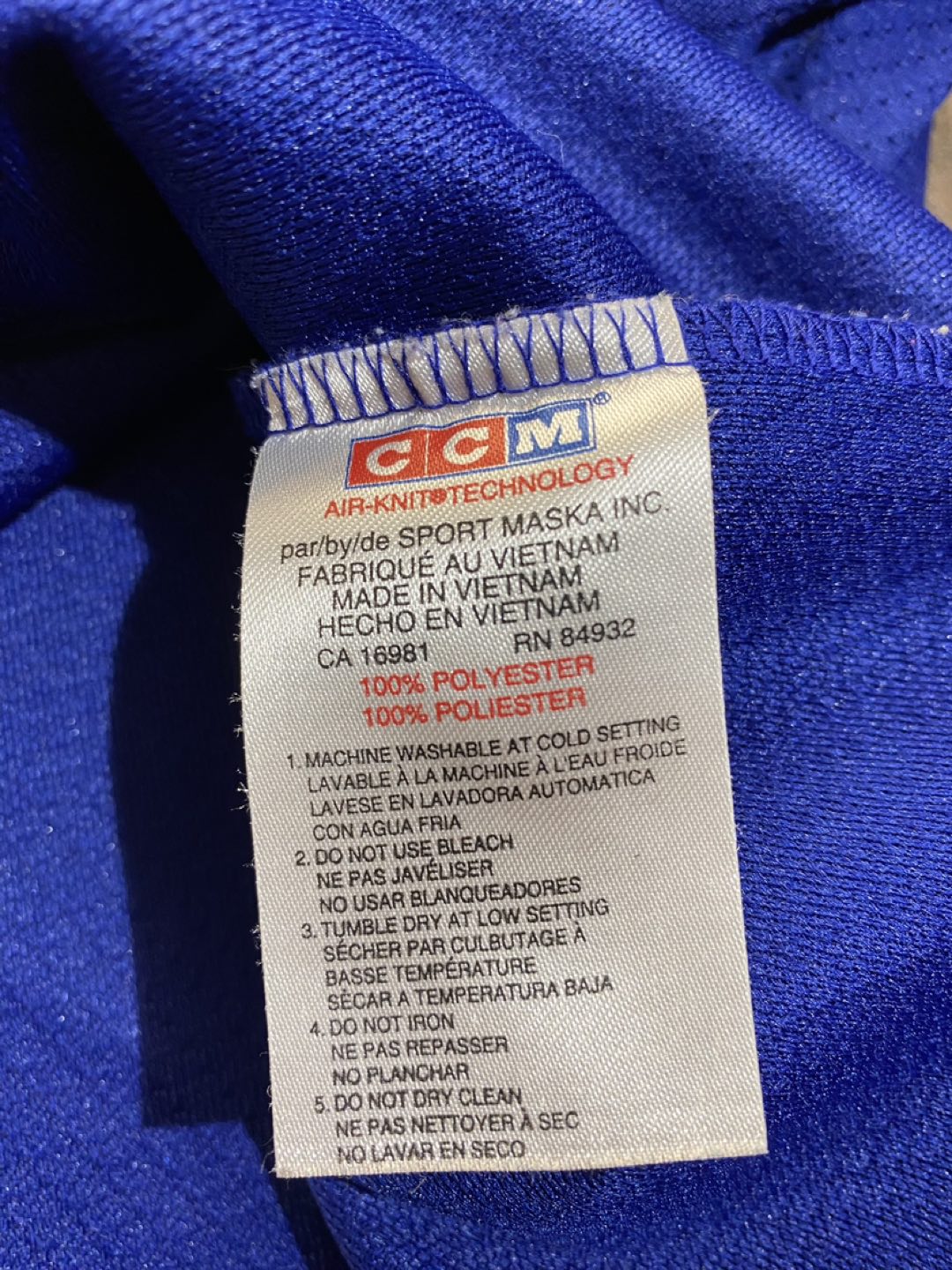 Vintage Toronto Maple Leafs CCM Stitched Jersey Mens M image indicator(9)