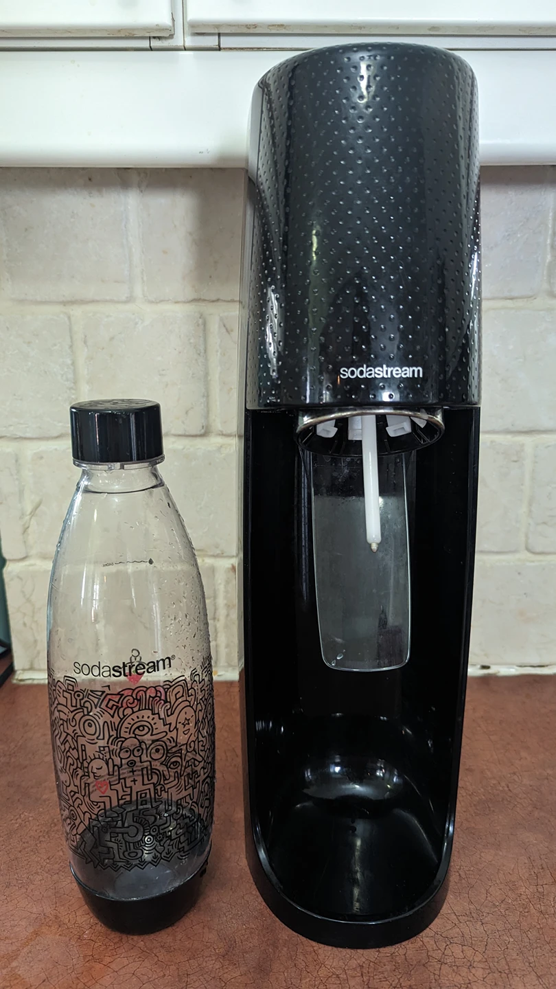 Black Soda Stream with bottle thumbnail