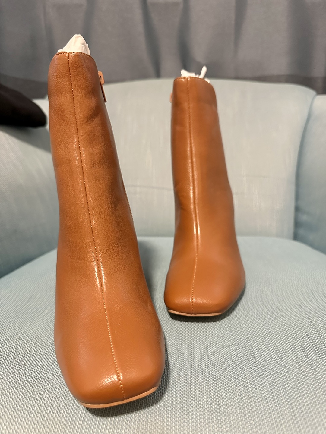 Square Toe Ankle Boots with Foam Cushion | US8 EUR39 image indicator(7)