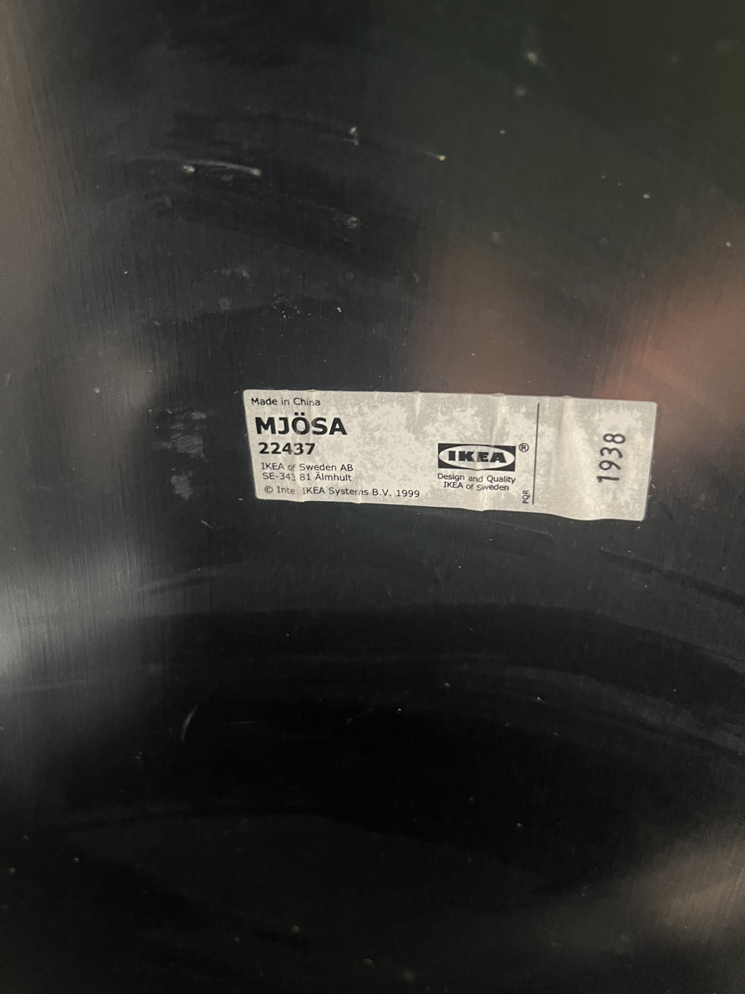 IKEA Mjösa 12L Pedal bin, dark grey - photo 3