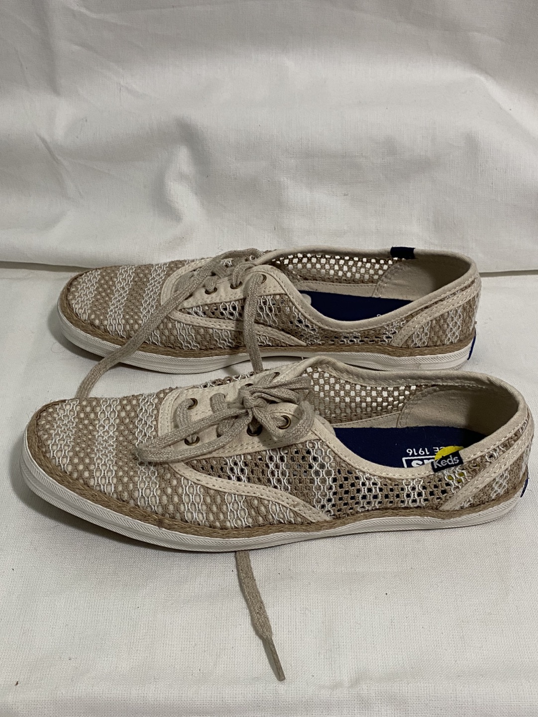 Keds Knit Shoes Beige Size 9 image indicator(2)