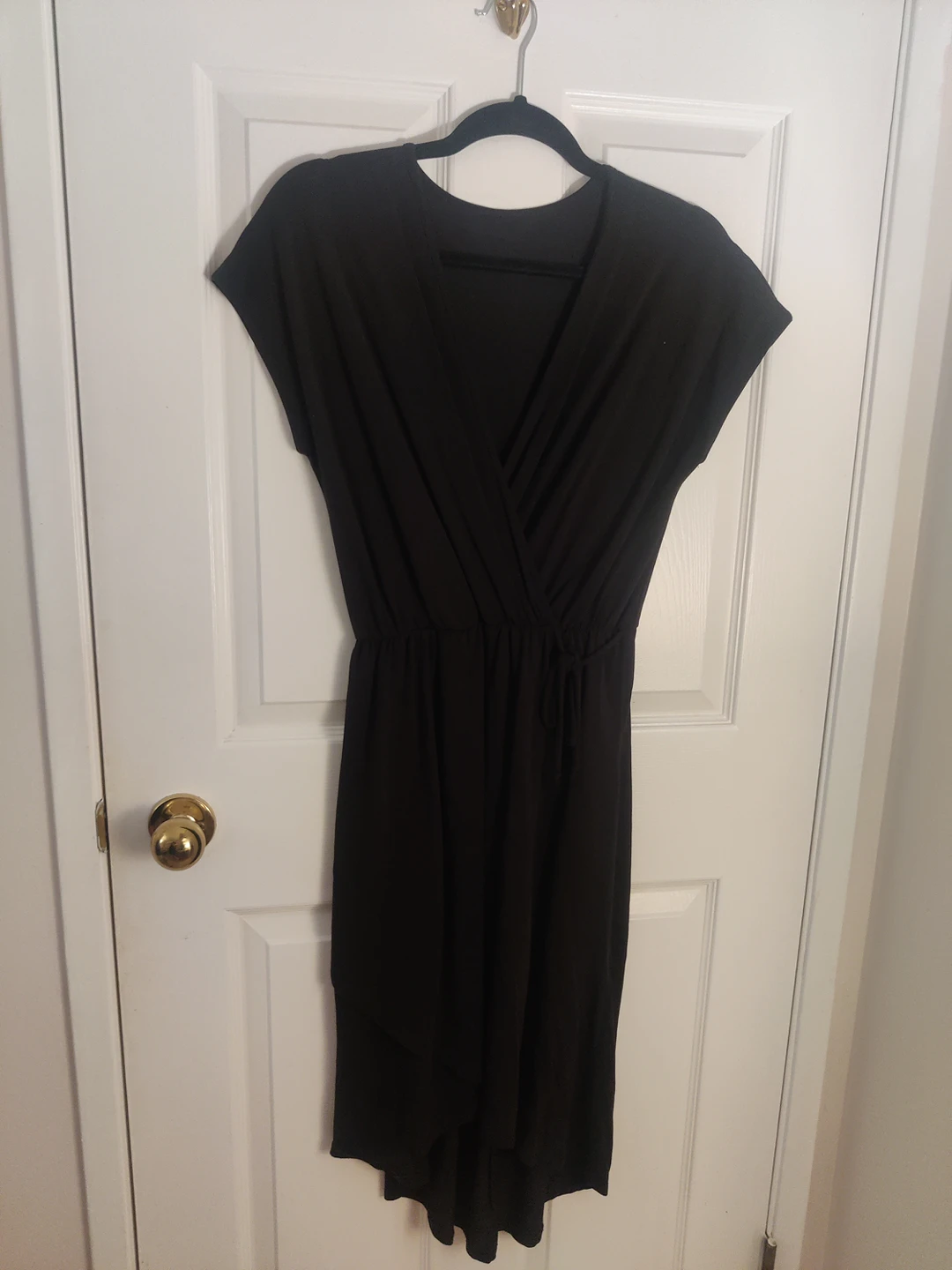 black wrap dress thumbnail